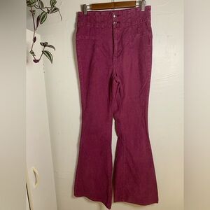 We The Free x Free People Jayde Cord High-rise Boho Flares​​